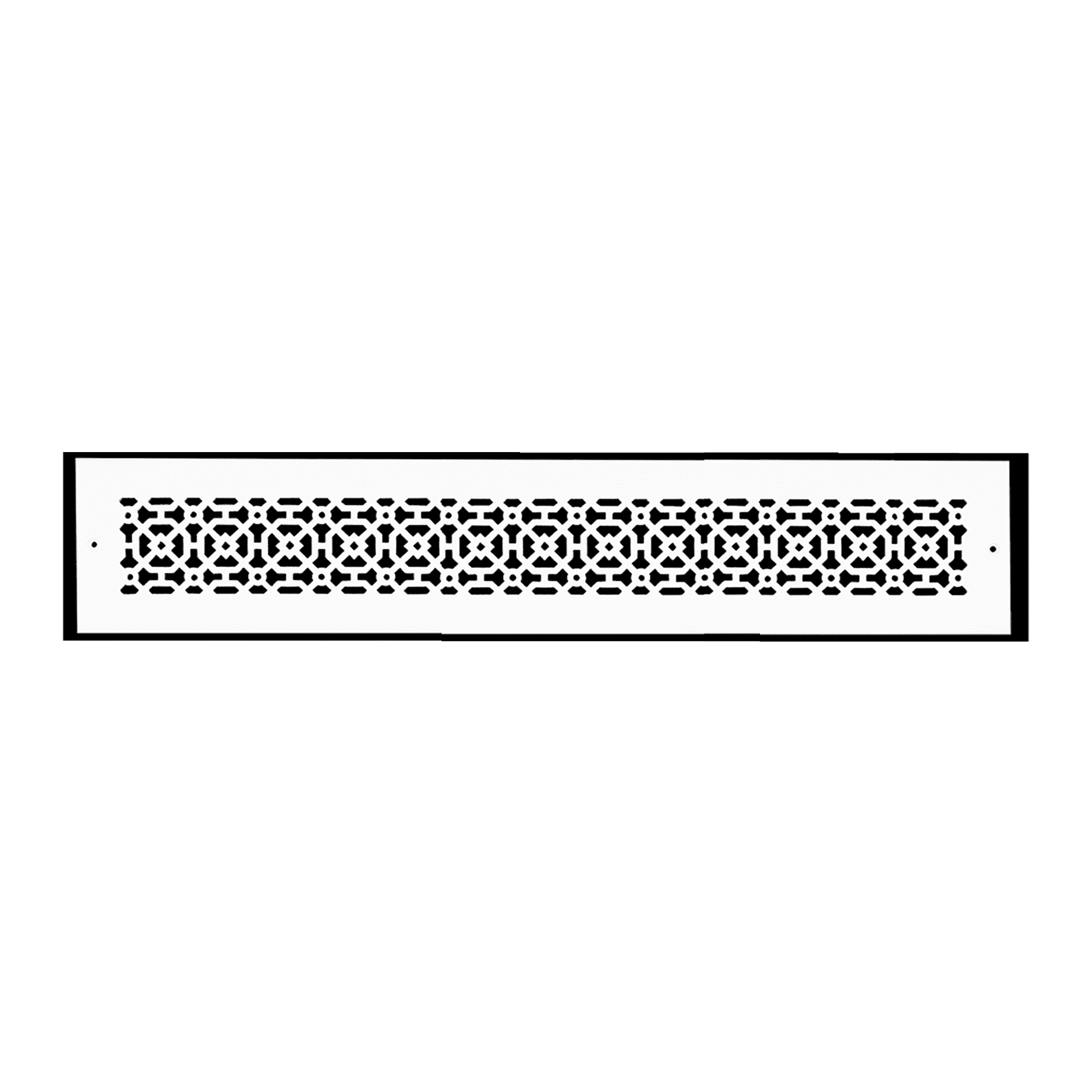 Achtek Air Return 4"x28" (Overall Size 6"x30") | Cast Aluminum Air Grille | HVAC Duct Cover for Home Ventilation