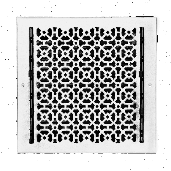 Achtek Air Supply Vent 13"x 13" Duct Opening (Overall 14-1/2"x 14-3/4") Solid Cast Aluminum Register Cover | Powder Coated