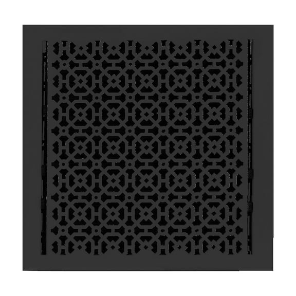 Achtek Air Supply Vent 14"x 14" Duct Opening (Overall 15-1/2"x 15-3/4") Solid Cast Aluminum Register Cover | Powder Coated