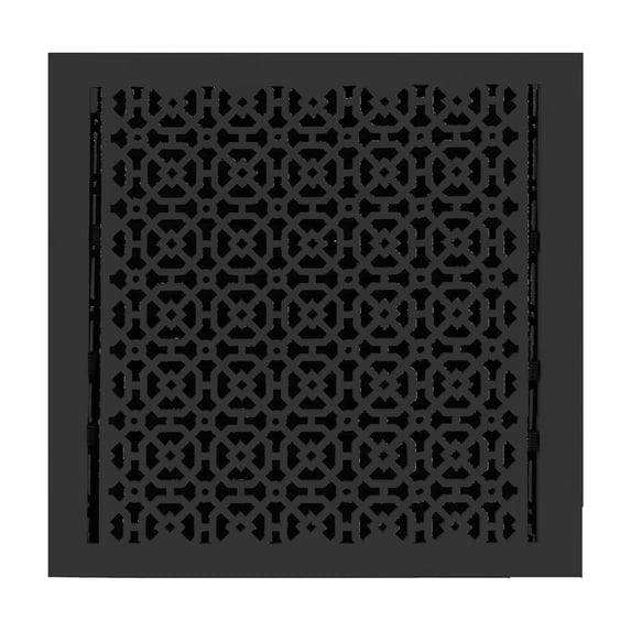 Achtek Air Supply Vent 14"x 14" Duct Opening (Overall 15-1/2"x 15-3/4") Solid Cast Aluminum Register Cover | Powder Coated