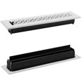 thumbnail image 1 of Achtek Air Supply Vent 2"x 14" Duct Opening (Overall 3-1/2"x 15-3/4") Solid Cast Aluminum Register Cover | Powder Coated, 1 of 14