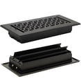 thumbnail image 1 of Achtek Air Supply Vent 4"x 10" Duct Opening (Overall 5-1/2"x 11-3/4") Solid Cast Aluminum Register Cover | Powder Coated, 1 of 13