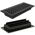 thumbnail image 1 of Achtek Air Supply Vent 4"x 12" Duct Opening (Overall 5-1/2"x 13-3/4") Solid Cast Aluminum Register Cover | Powder Coated, 1 of 13