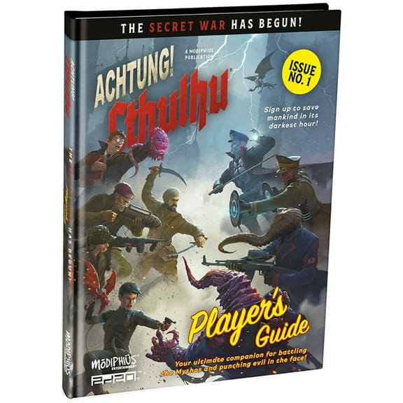 Achtung! Cthulhu 2d20: Player's Guide - Roleplaying Game Rules in Hardback