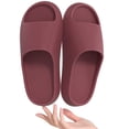 thumbnail image 1 of Achuyrbd Couple's EVA Thick Sole Open Toe Slippers Waterproof Non-Slip Breathable Comfort Home Bathroom Slide Sandals, 1 of 6