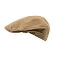 thumbnail image 1 of Achuyrbd Linen Flat Cap, Unisex Classic Irish Newsboy Ivy Beret Hat, Summer Breathable Cabbie Cap, 1 of 4