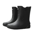 thumbnail image 1 of Achuyrbd Men's Mid-Calf Rain Boots, Slip Resistant Thick Sole Waterproof Rubber Work & Walking Wellies, 1 of 9