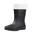 thumbnail image 1 of Achuyrbd Rain Boots for Women, Removable Warm Fleece Lined / Linerless, Thick Platform Sole Waterproof Outdoor Wellies, 1 of 7