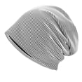 thumbnail image 1 of Achuyrbd Striped Ribbed Slouchy Beanie Hat, Unisex Soft Knit Oversized Baggy Casual Chemo Sleep Skull Cap, 1 of 2
