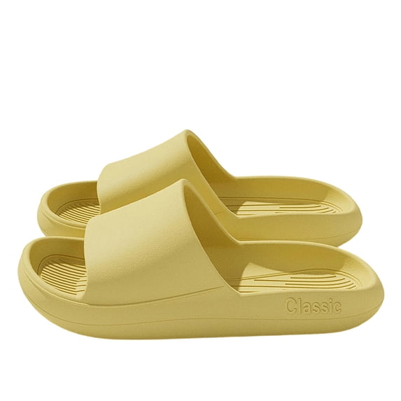 Achuyrbd Women's Classic Comfort Waterproof Non-Slip Open Toe Slide Slippers Breathable Bathroom Home Casual