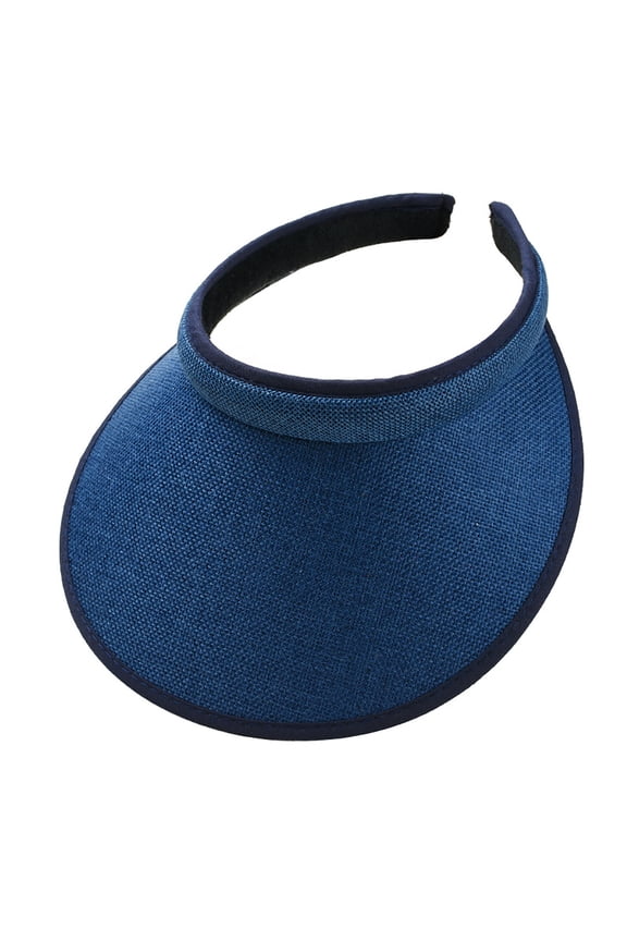 Women's Clip On Sun Visor, Outdoor Wide Brim Empty Top UV Protection Visor Hat