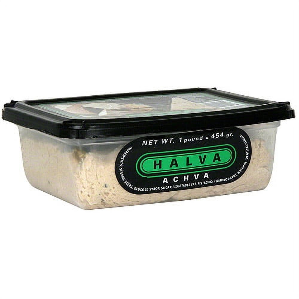 Achva Pistachio Sesame Halva, 16 oz, (Pack of 12)