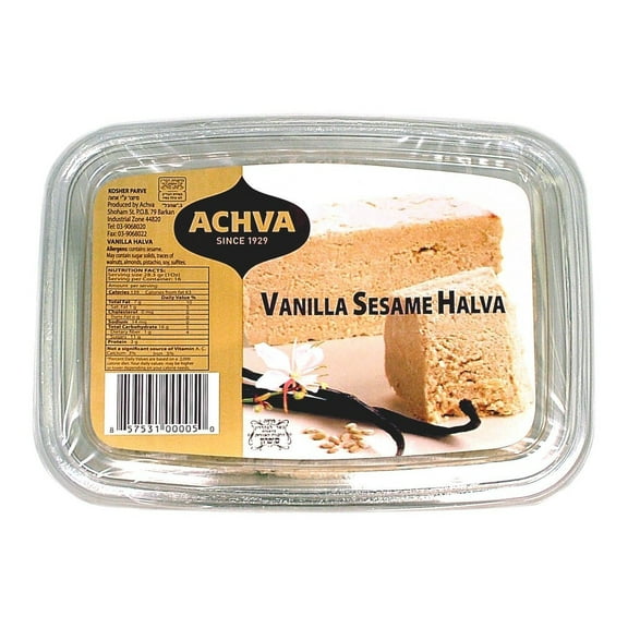 Achva Vanilla Sesame Havla, 16 - Pack of 2