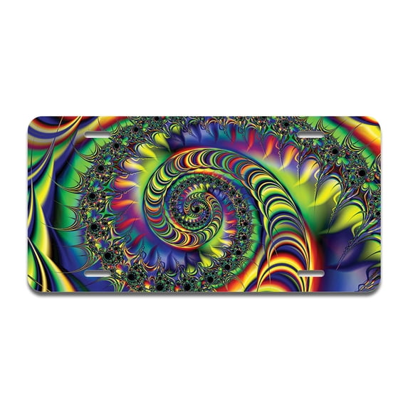 Acid Aluminum License Plate| License Plate 12" X 6" Fits Any Car, Truck, SUV, RV, or Trailer | Made in The USA