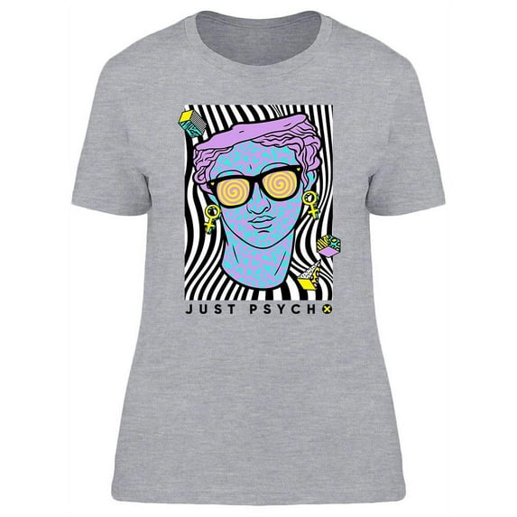 Acid Ancient Sculpture Design T-Shirt Women -Image by Shutterstock, Female XX-Large