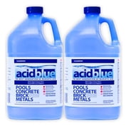 Acid Blue - Low Fume Muriatic Acid for Swimming Pools & Spas - Lowers pH, Reduces Alkalinity - 2 Gallon