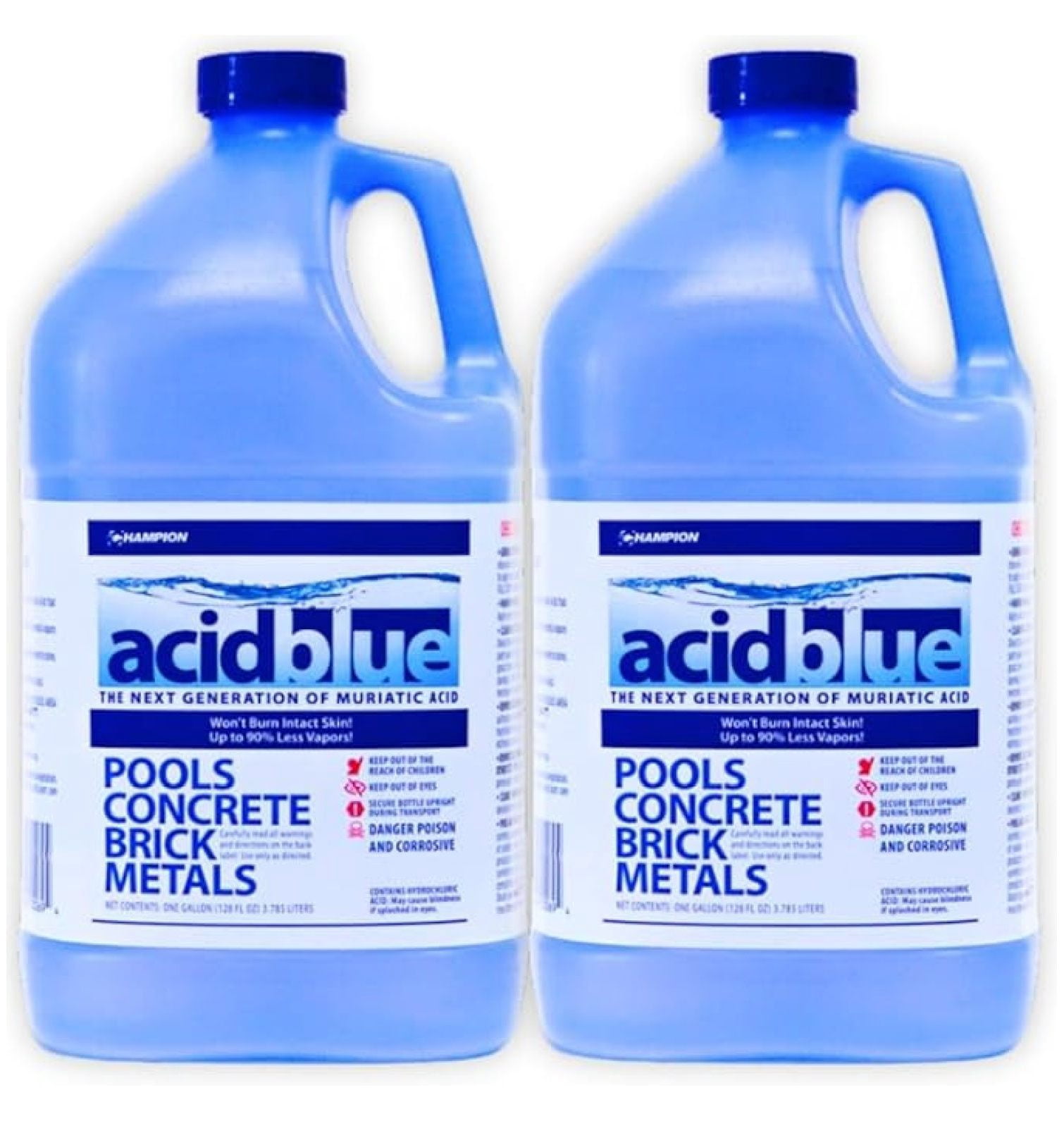 Pool Acid Blue Acid Blue - Low Fume Muriatic Acid for Swimming Pools & Spas - Lower's ...