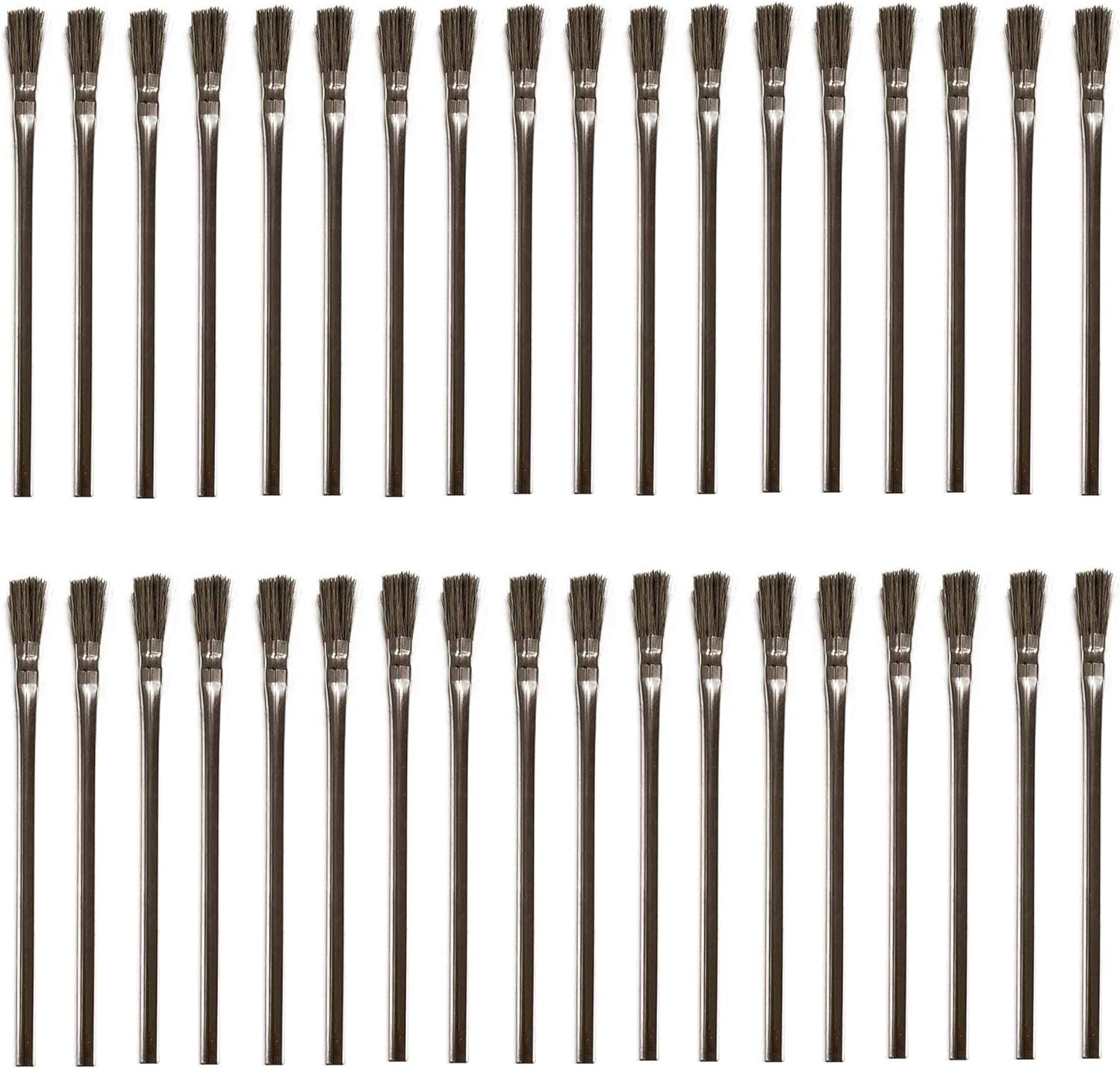 Acid Brushes 1/2 Inch Horsehair Acid Flux Brushes, Disposable Glue