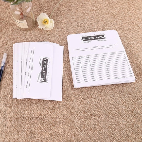 , Acid-Free Photo organizer White File Envelopes 4x6 Inch, for Photos, Postcards, Greeting Cards (25/Count, 8 Pack)