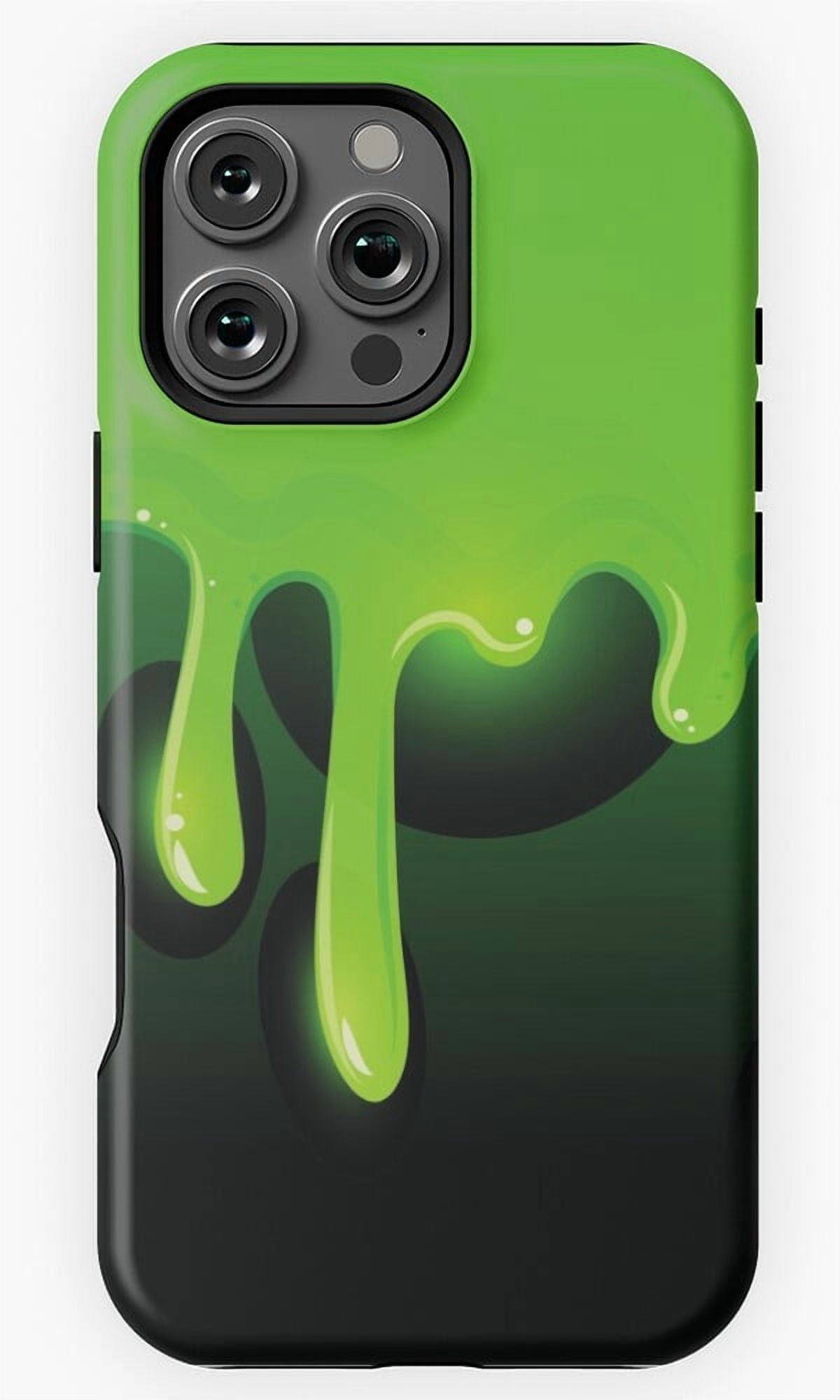 Acid Green Slime Pattern Stylish Phone Case Compatible with iPhone 11 ...