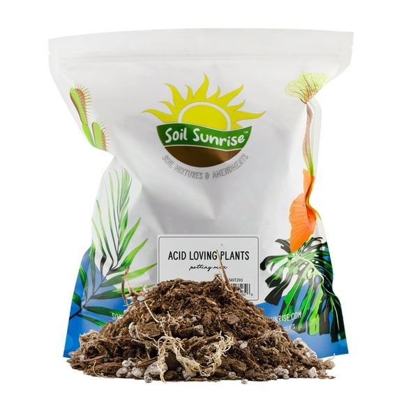 Acid Loving Plant Potting Soil Mix (12 Quarts), Premium Container Blend pH Balanced for Azaleas, Rhododendrons, Blueberries and More
