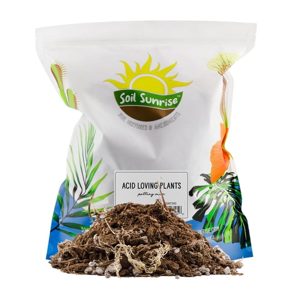 Acid Loving Plant Potting Soil Mix (12 Quarts), Premium Container Blend pH Balanced for Azaleas, Rhododendrons, Blueberries and More