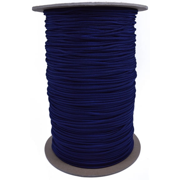 Acid Midnight Blue 275 Cord 5 Strand Paracord - 1000 Foot Spool