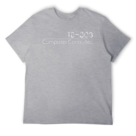 Acid Music Synth T-Shirt, Retro Bass Machine Graphic Tee, 90s Rave DJ Inspired Apparel Gray-style 4XL