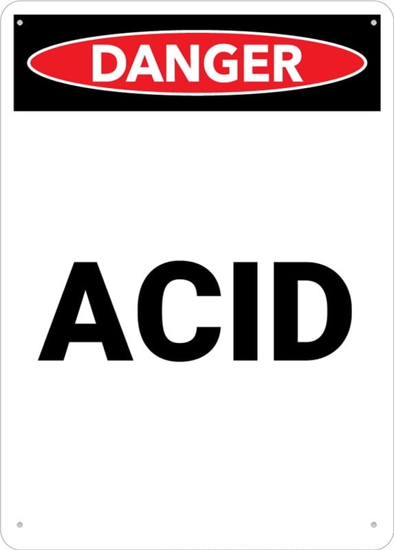 Acid Portrait Sign 8 X 12 Inches Rust Free . Aluminum - Uv Protected ...