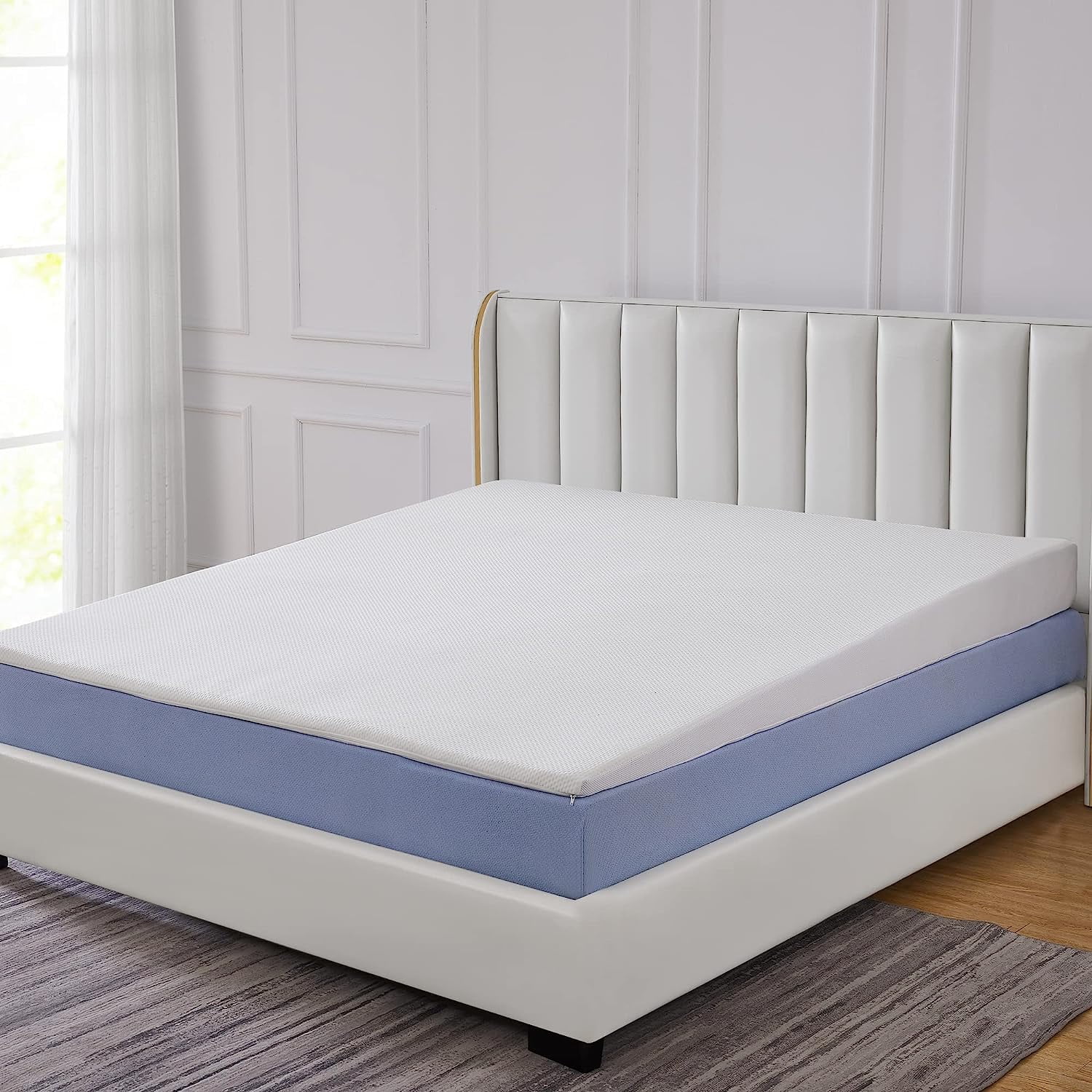 Acid Reflux Bed Wedge Mattress Topper For Sleeping Gentle Incline