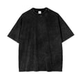 thumbnail image 1 of Acid Wash Oversize T-Shirt Washed Tee, 1 of 3