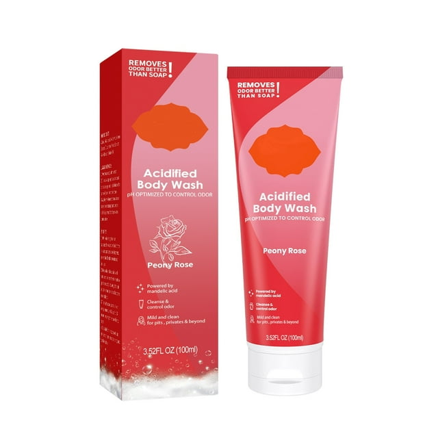 Acidified Body Wash 24 Hour Odor Control Odor Better Than Soap