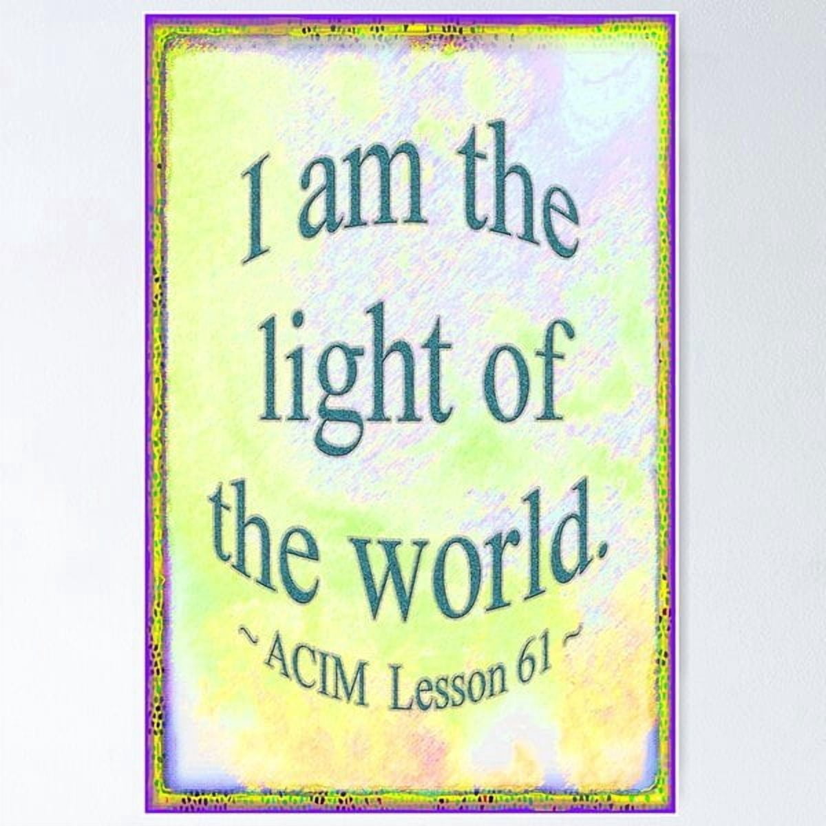 Acim Lesson Modern Decor Poster , Poster Print Only - Walmart.com