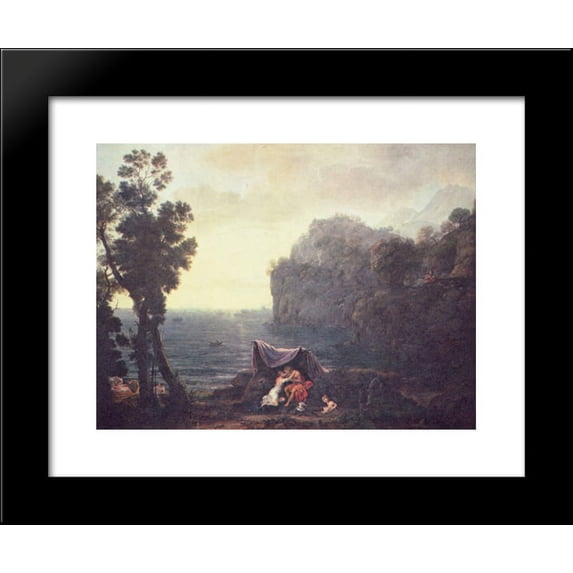 Acis and Galatea 20x24 Framed Art Print by Claude Lorrain