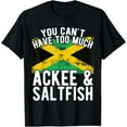 Ackee & Saltfish Food with Jamaica Flag Ackee & Saltfish TShirt