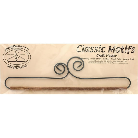 Ackfeld Craft Holder 12" Double Scroll