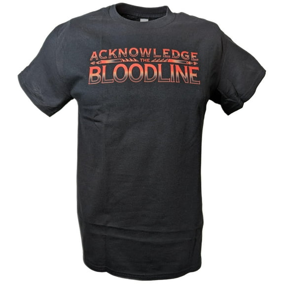 Acknowledge the Bloodline Roman Reigns Jimmy Jey Uso Black T-shirt