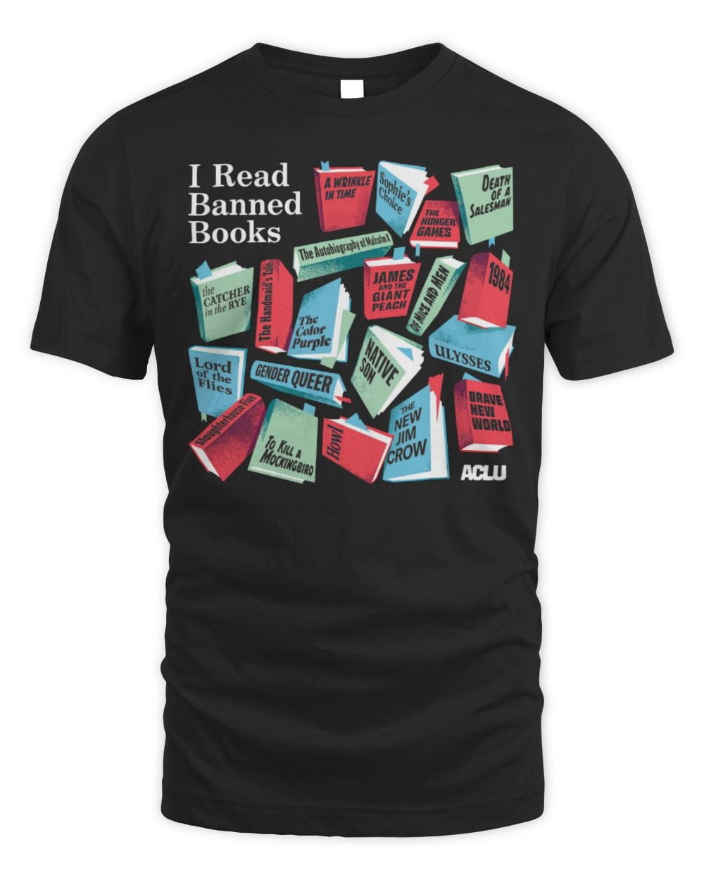 Aclu Merchandise Banned Books Shirt - Walmart.com