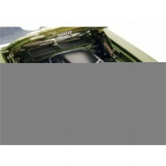Acme A1806132 1971 Plymouth Hemi Barracuda Graphics Limited Edition Worldwide 1-18 Diecast Model Car, Ivy Green & Black