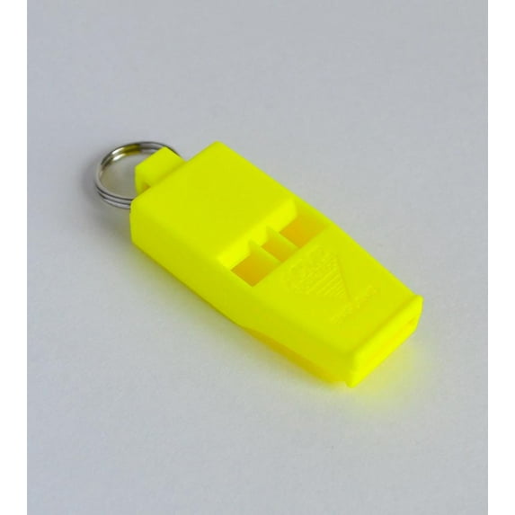 Acme Slimline Tornado Model 636 Pealess Whistle Day Glow Yellow