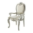 thumbnail image 1 of ACME Bently Nailhead Trim Fabric Upholstery Arm Chair in Champagne (Set of 2), 1 of 5