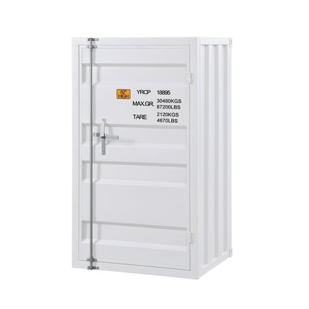 Acme Cargo Container Style Metal Chest with 1 Door, Multiple Colors price history and forecast - ACME Furniture 35910