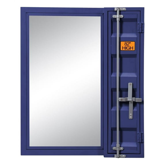 Acme Cargo Container Style Metal Vanity Mirror, Multiple Colors