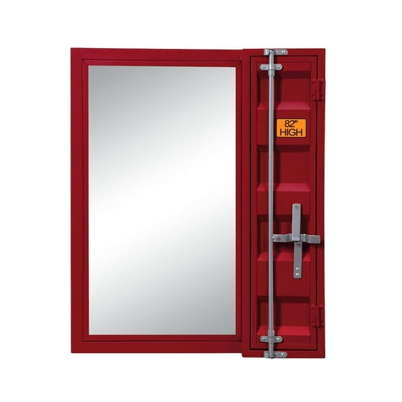 Acme Cargo Container Style Metal Vanity Mirror, Multiple Colors