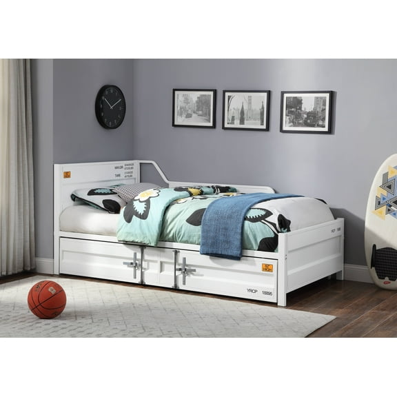 Acme Cargo Metal Frame Twin Daybed & Trundle, Multiple Colors
