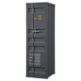 thumbnail image 1 of Acme Cargo Wardrobe Armoire with 1 Door in Gunmetal, 1 of 9
