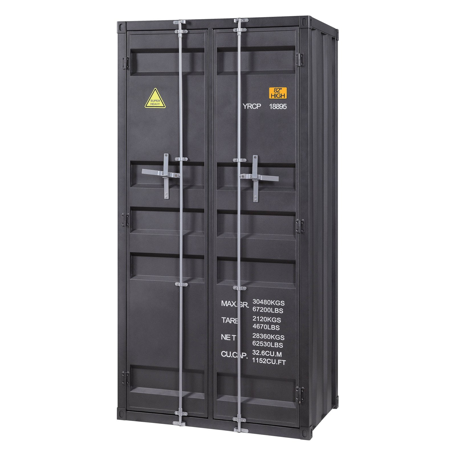 Acme Furniture Cargo Wardrobe with Double Door - Walmart.com