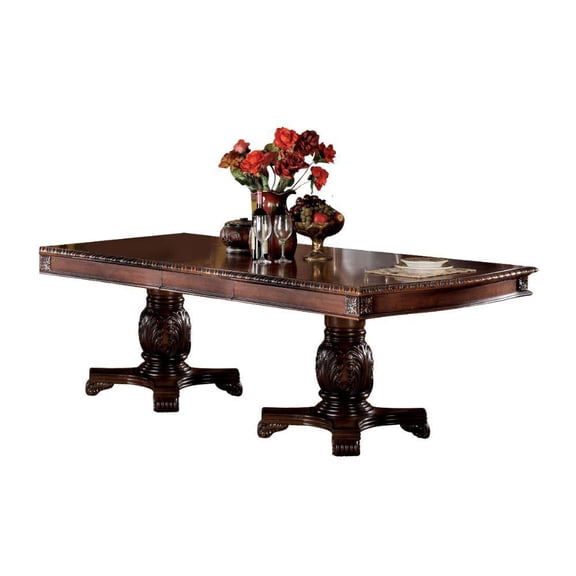 ACME Chateau De Ville Dining Table in Cherry