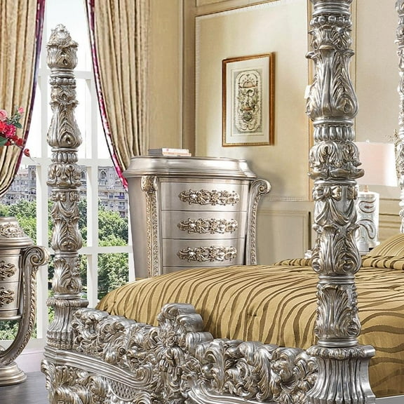 Acme Danae Chest in Champagne & Gold Finish