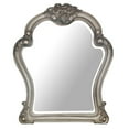 thumbnail image 1 of Acme Dresden Mirror in Vintage Bone White, Wood, Poly-Resin, 1 of 6
